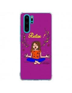 Coque Huawei P30 Pro Fille Relax Zen Yoga - Leellouebrigitte