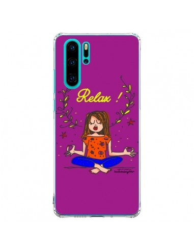 Coque Huawei P30 Pro Fille Relax Zen Yoga - Leellouebrigitte