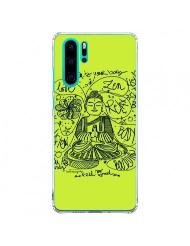 Coque Huawei P30 Pro Buddha Listen to your body Love Zen Relax - Leellouebrigitte