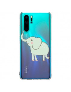 Coque Huawei P30 Pro Elephant Elefant Animal Coeur Love...