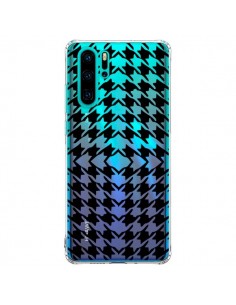 Coque Huawei P30 Pro Vichy Carre Noir Transparente -...