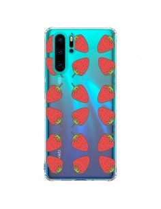 Coque Huawei P30 Pro Fraise Fruit Strawberry Transparente...