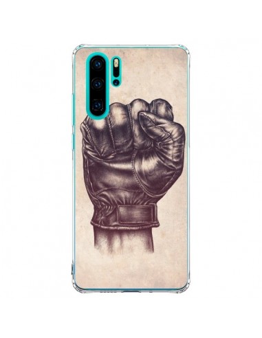 Coque Huawei P30 Pro Fight Poing Cuir - Lassana