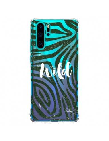 Coque Huawei P30 Pro Wild Zebre Jungle Transparente - Lolo Santo