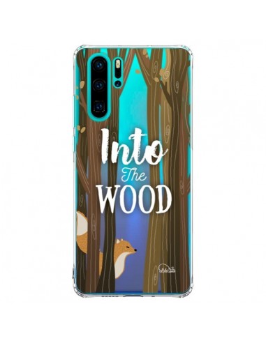 Coque Huawei P30 Pro Into The Wild Renard Bois Transparente - Lolo Santo