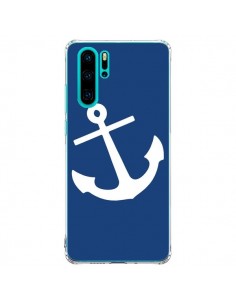 Coque Huawei P30 Pro Ancre Navire Navy Blue Anchor - Mary...