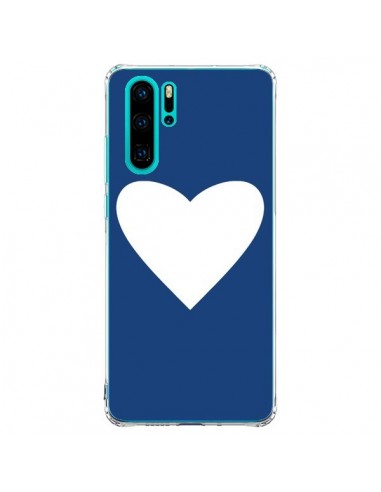 Coque Huawei P30 Pro Coeur Navy Blue Heart - Mary Nesrala