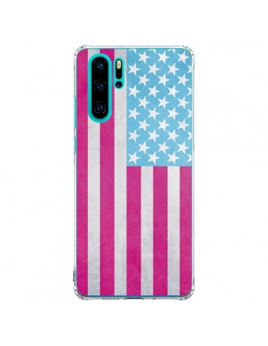 Coque Huawei P30 Pro Drapeau USA Vintage - Mary Nesrala