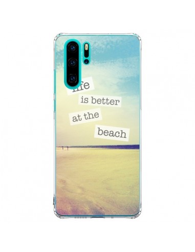 Coque Huawei P30 Pro Life is better at the beach Ete Summer Plage - Mary Nesrala