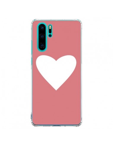 Coque Huawei P30 Pro Coeur Corail - Mary Nesrala