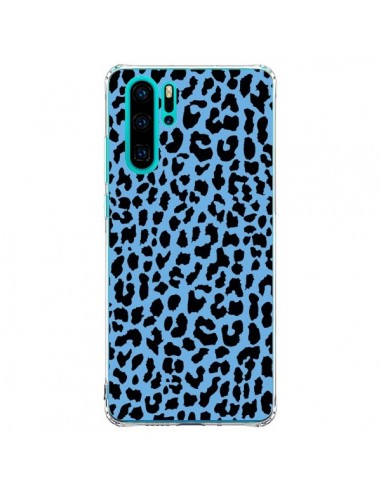 Coque Huawei P30 Pro Leopard Bleu Neon - Mary Nesrala