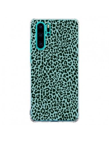 Coque Huawei P30 Pro Leopard Turquoise Neon - Mary Nesrala