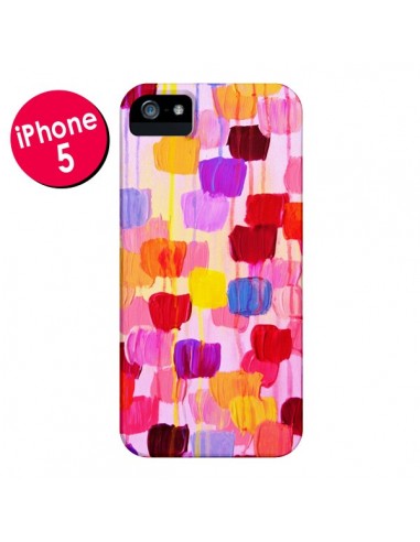 Coque Pois Roses Dottie pour iPhone 5 et 5S - Ebi Emporium