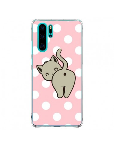 Coque Huawei P30 Pro Chat Chaton Pois - Maryline Cazenave