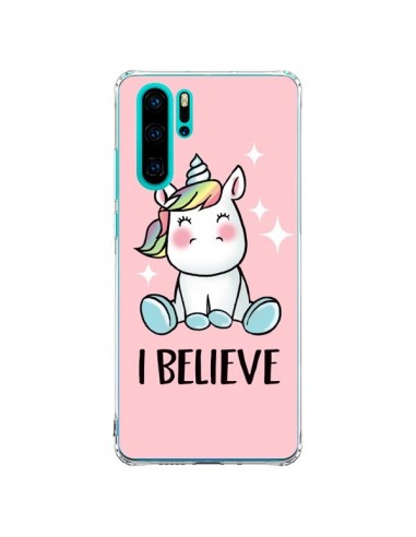 Coque Huawei P30 Pro Licorne I Believe - Maryline Cazenave