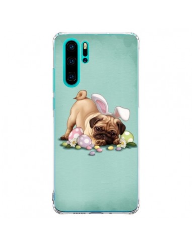 Coque Huawei P30 Pro Chien Dog Rabbit Lapin Pâques Easter - Maryline Cazenave