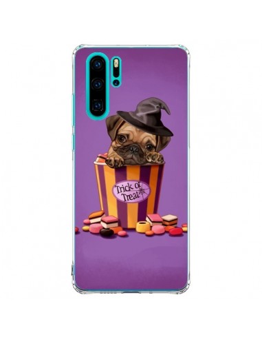 Coque Huawei P30 Pro Chien Dog Halloween Sorciere Bonbon - Maryline Cazenave