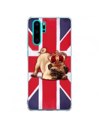 Coque Huawei P30 Pro Chien Dog Anglais UK British Queen King Roi Reine - Maryline Cazenave