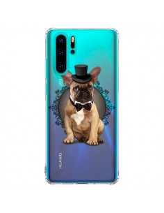Coque Huawei P30 Pro Chien Bulldog Noeud Papillon Chapeau...