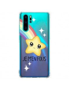 Coque Huawei P30 Pro Etoile Je M'en Fous Transparente -...