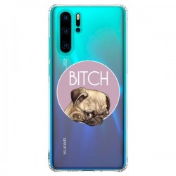 Coque Huawei P30 Pro Bulldog Bitch Transparente -...