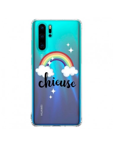 Coque Huawei P30 Pro Chieuse Arc En Ciel Transparente - Maryline Cazenave