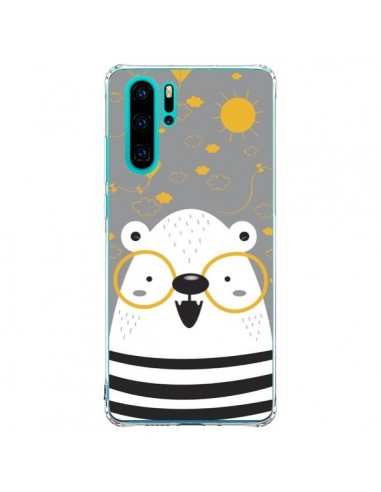 Coque Huawei P30 Pro Ours à lunettes - Maria Jose Da Luz