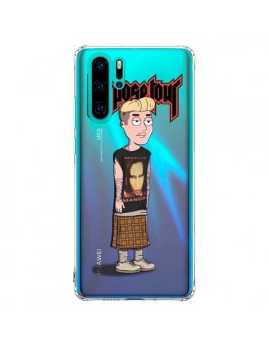 Coque Huawei P30 Pro Bieber Marilyn Manson Fan Transparente - Mikadololo