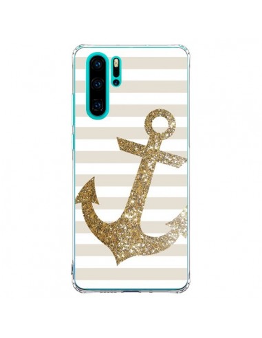 Coque Huawei P30 Pro Ancre Or Navire - Monica Martinez