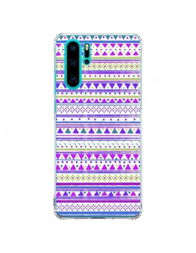 Coque Huawei P30 Pro Bandana Violet Azteque - Monica Martinez