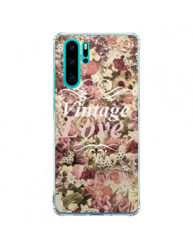 Coque Huawei P30 Pro Vintage Love Flower - Monica Martinez