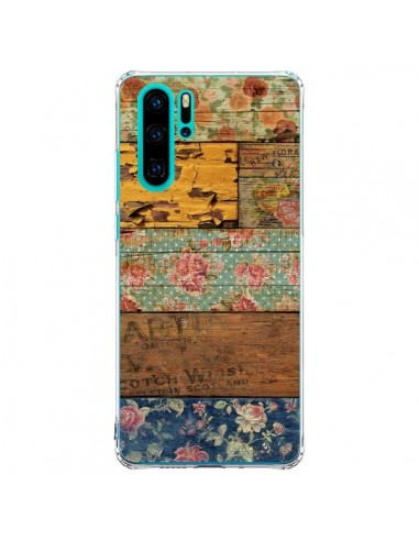 Coque Huawei P30 Pro Barocco Style Bois - Maximilian San