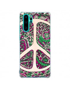 Coque Huawei P30 Pro Peace and Love Azteque Vainilla -...