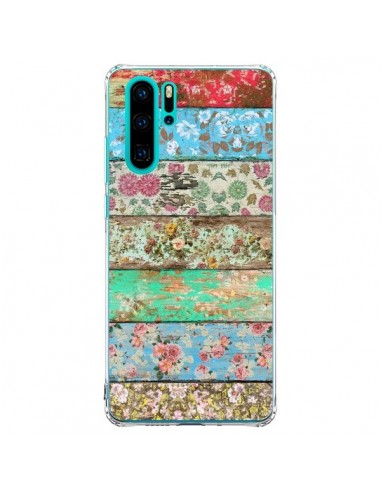 Coque Huawei P30 Pro Rococo Style Bois Fleur - Maximilian San