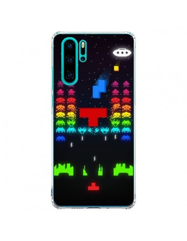 Coque Huawei P30 Pro Invatris Space Invaders Tetris Jeu - Maximilian San