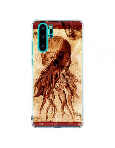 Coque Huawei P30 Pro Octopu Skull Poulpe Tête de Mort - Maximilian San