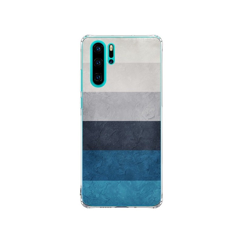 Coque Huawei P30 Pro Bandes Horizontales Greece Hues - Maximilian San