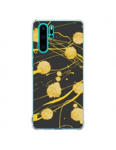 Coque Huawei P30 Pro Gold Splash Peinture Art -...