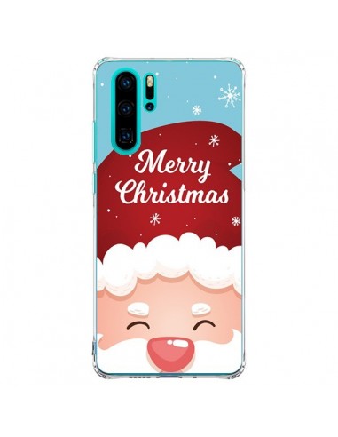 Coque Huawei P30 Pro Bonnet du Père Noël Merry Christmas - Nico