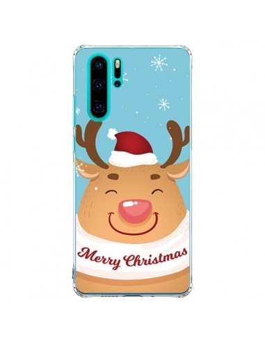 Coque Huawei P30 Pro Renne de Noël Merry Christmas - Nico