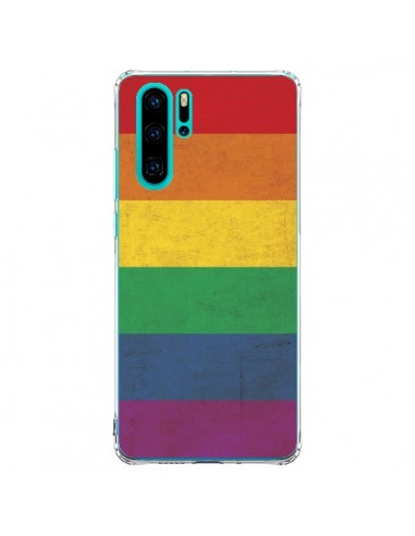 Coque Huawei P30 Pro Drapeau Arc En Ciel Gay - Nico