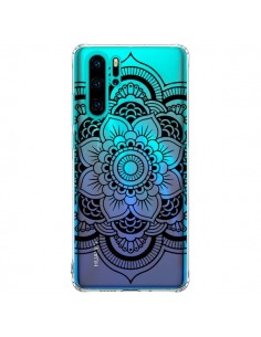 Coque Huawei P30 Pro Mandala Noir Azteque Transparente -...