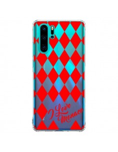 Coque Huawei P30 Pro I Love Monaco et Losange Rouge - Nico