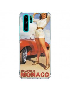 Coque Huawei P30 Pro Welcome to Monaco Vintage Pin Up - Nico
