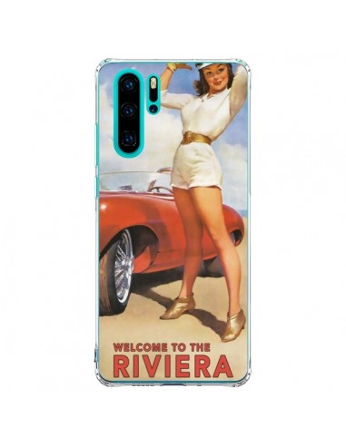 Coque Huawei P30 Pro Welcome to the Riviera Vintage Pin Up - Nico