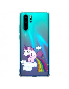 Coque Huawei P30 Pro Licorne Caca Arc en Ciel...