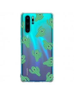 Coque Huawei P30 Pro Chute de Cactus Smiley Transparente...