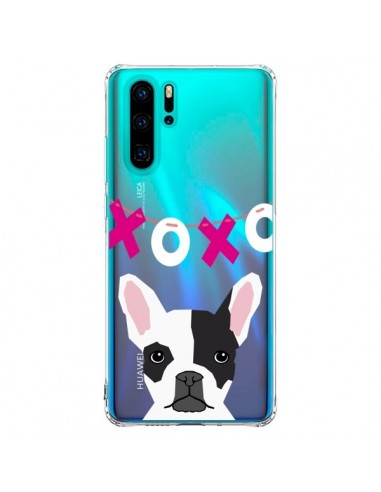 Coque Huawei P30 Pro Bulldog Français XoXo Chien Transparente - Pet Friendly