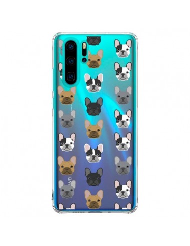 Coque Huawei P30 Pro Chiens Bulldog Français Transparente - Pet Friendly