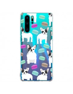 Coque Huawei P30 Pro Chiens Bulldog Français Macarons...